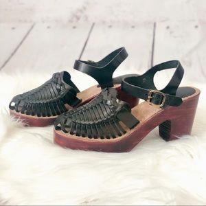MTNG Vaqueta Platform Sandals